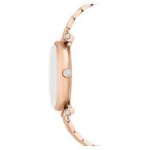 Crystalline Wonder watch Swiss Made, Metal bracelet, Rose gold tone, Rose gold-tone finish